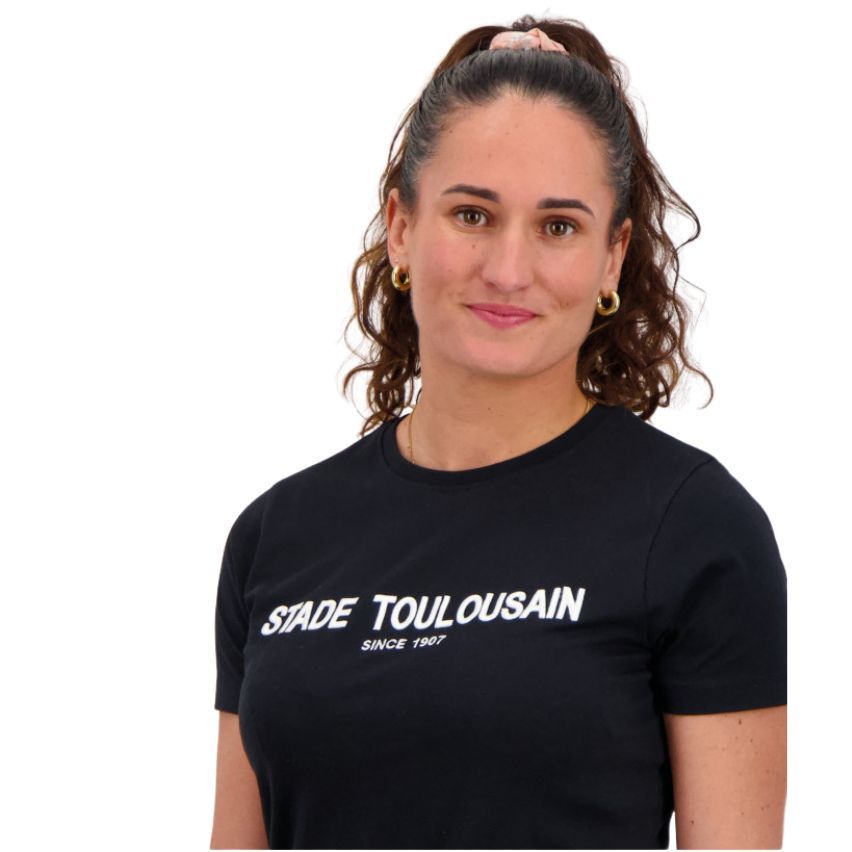Women's Premium Rugby T-shirt Stade Toulousain 2025/2026 Black - Stade Toulousain