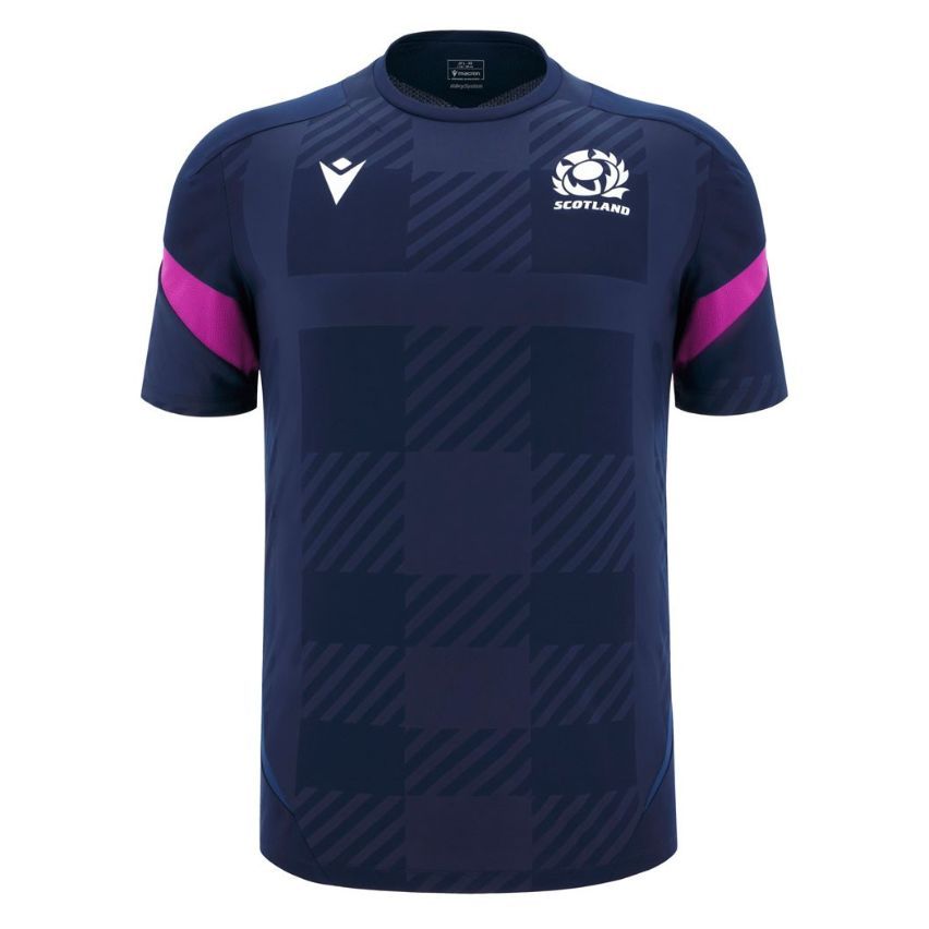 Junior Navy Training Rugby T-Shirt 2025/26 - Macron