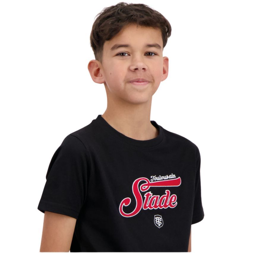 Kids' Rugby T-shirt Stade Toulousain Black - Stade Toulousain