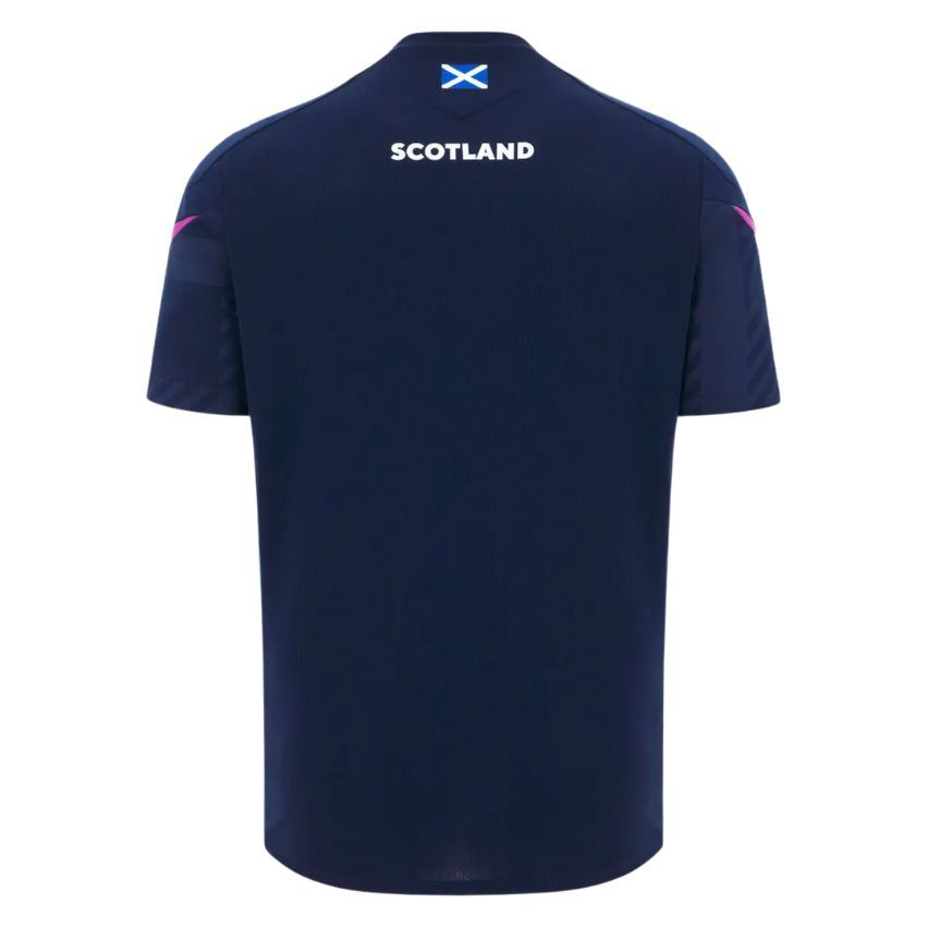 Scotland Rugby Training T-shirt 2025/2026 Navy - Macron
