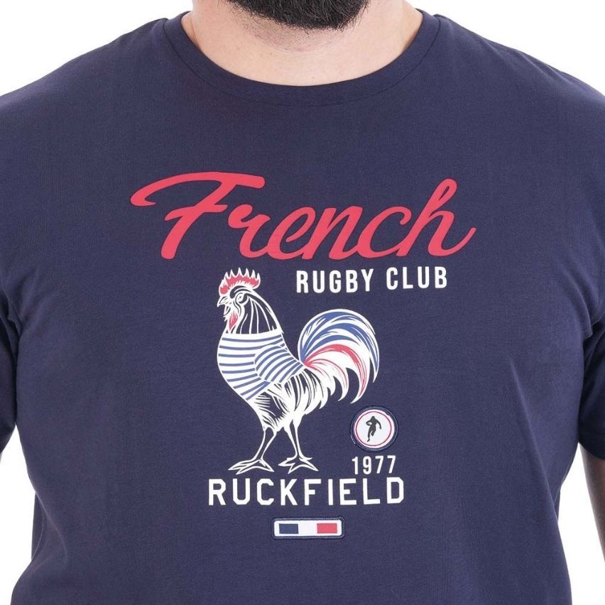 French Club Rugby Navy Blue T-shirt 2025/2026 - Ruckfield
