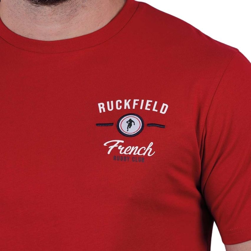 French Club Rugby Red T-shirt 2025/2026 - Ruckfield