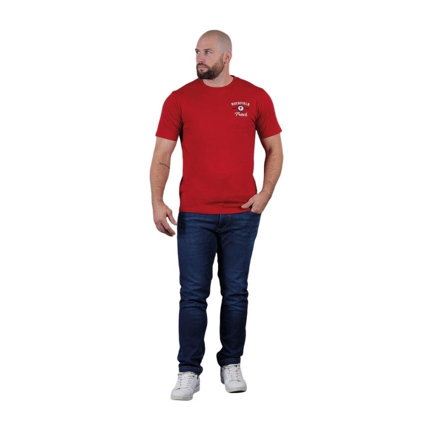 French Club Rugby Red T-shirt 2025/2026 - Ruckfield