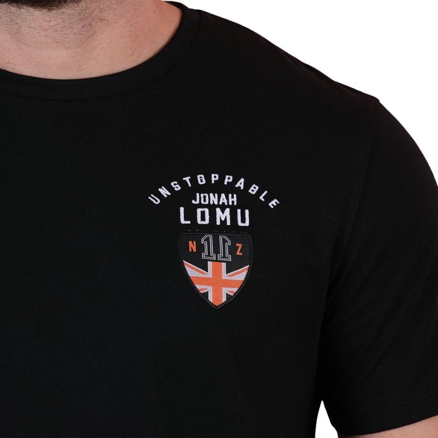 Jonah Lomu Rugby Black T-shirt 2025/2026 - Ruckfield