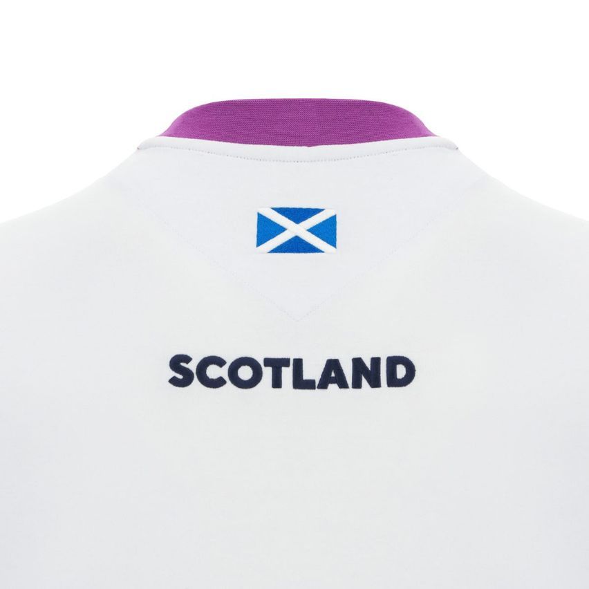 Scotland Mens Athleisure Cotton T-Shirt 25/26 - White