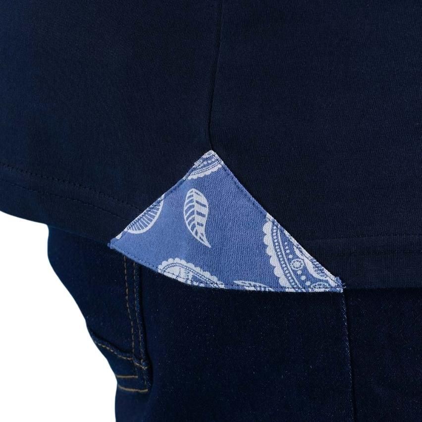 Short Sleeve Navy Blue Rugby T-Shirt Kashmir - Ruckfield