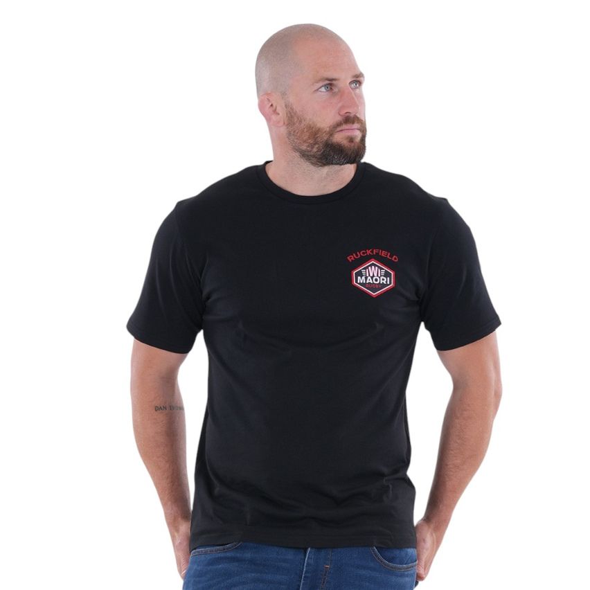 White Maori Short Sleeve Rugby T-Shirt - Ruckfield