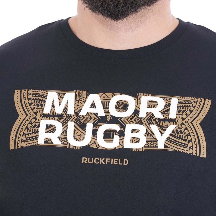 Maori Rugby Black Short Sleeve T-shirt 2025/2026 - Ruckfield