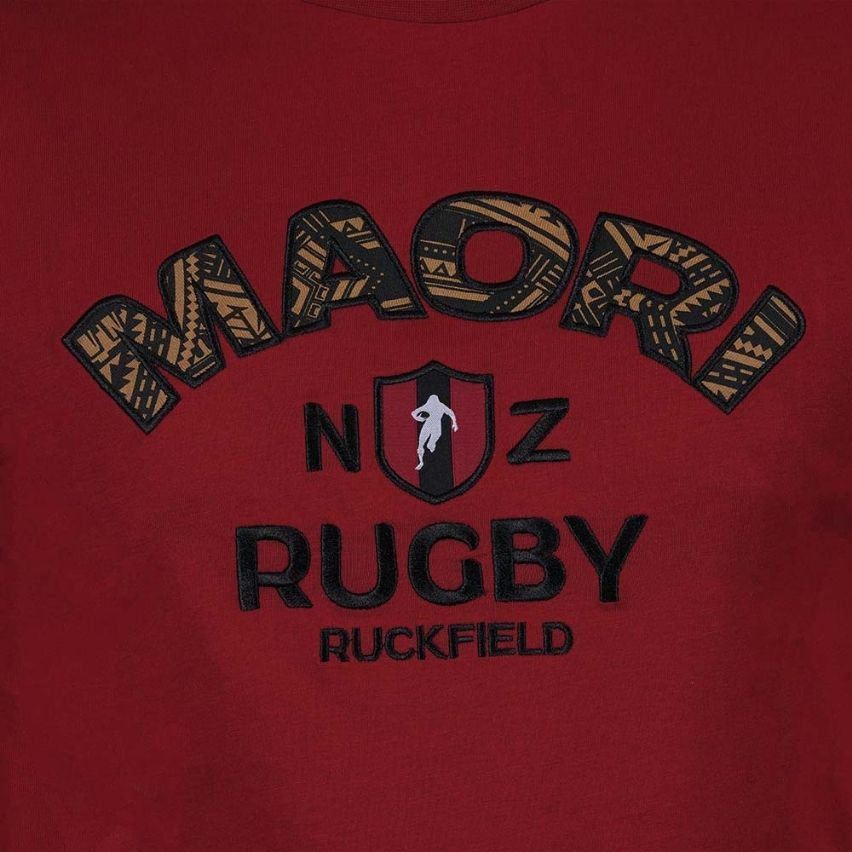 Maori Rugby Short Sleeve Red T-shirt 2025/2026 - Ruckfield