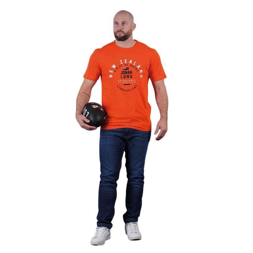 Official Collector Rugby T-shirt Jonah Lomu New Zealand - Ruckfield