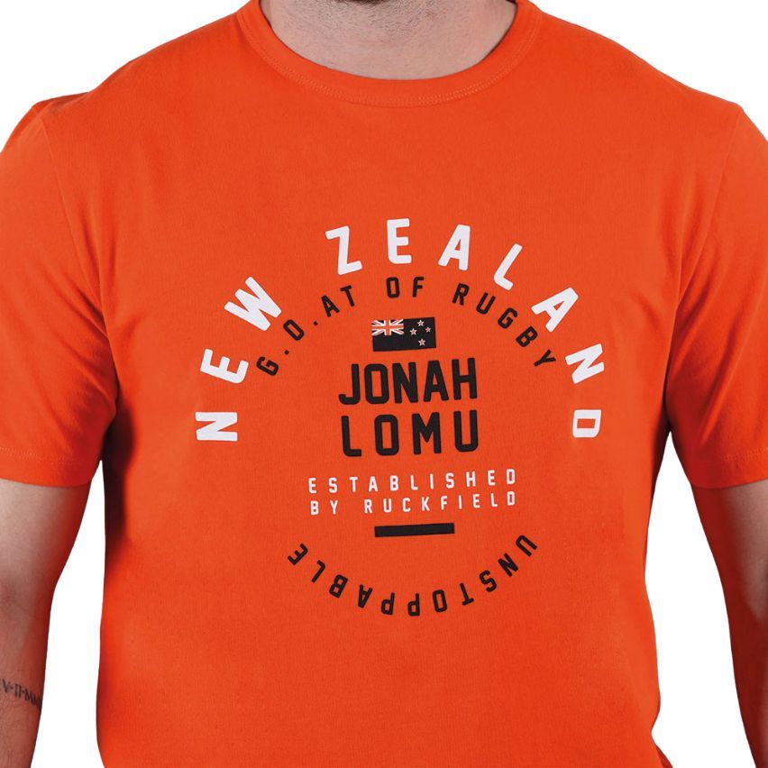 Official Collector Rugby T-shirt Jonah Lomu New Zealand - Ruckfield