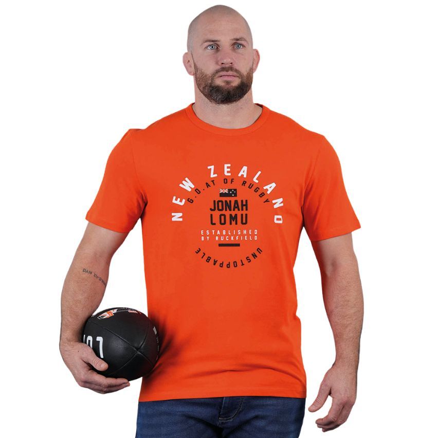 Official Collector Rugby T-shirt Jonah Lomu New Zealand - Ruckfield