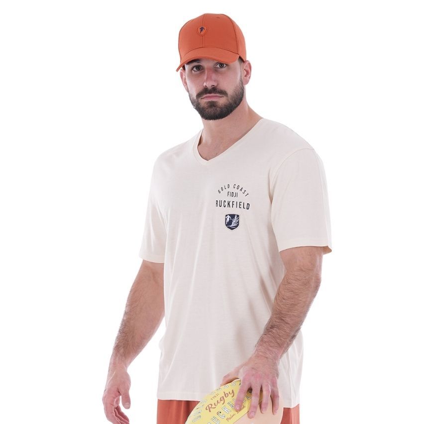 Rugby Palm Beach White Broken T-Shirt - Ruckfield