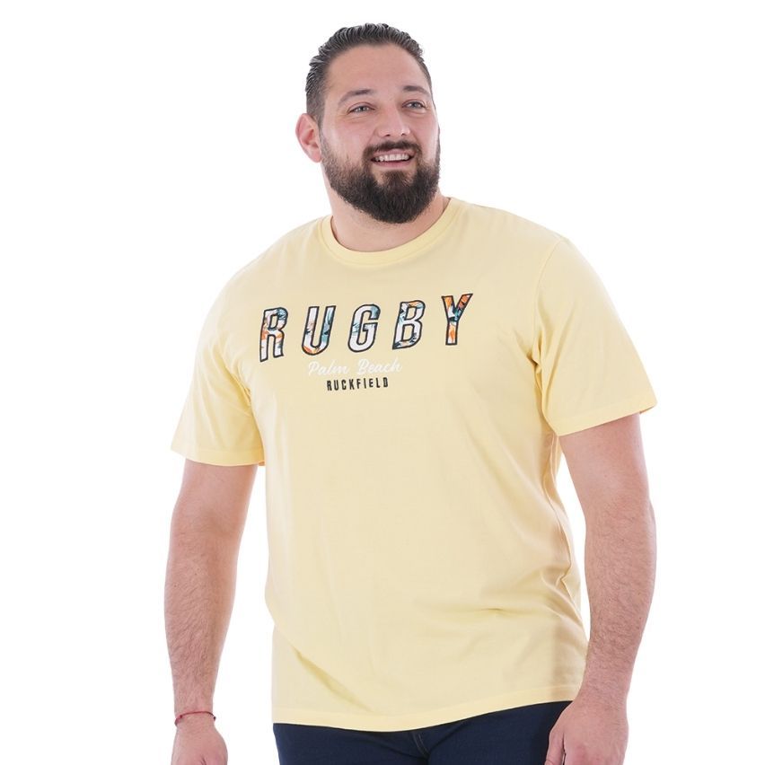 Rugby T-Shirt Palm Beach Yellow - Ruckfield