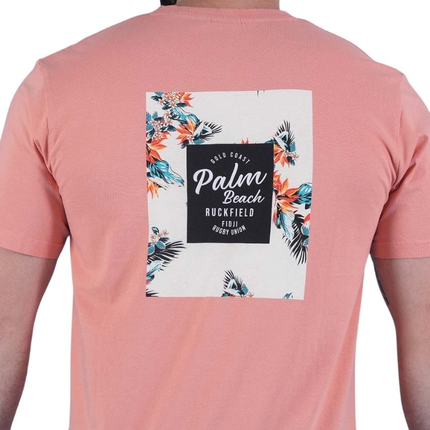 Rugby T-Shirt Palm Beach Salmon - Ruckfield
