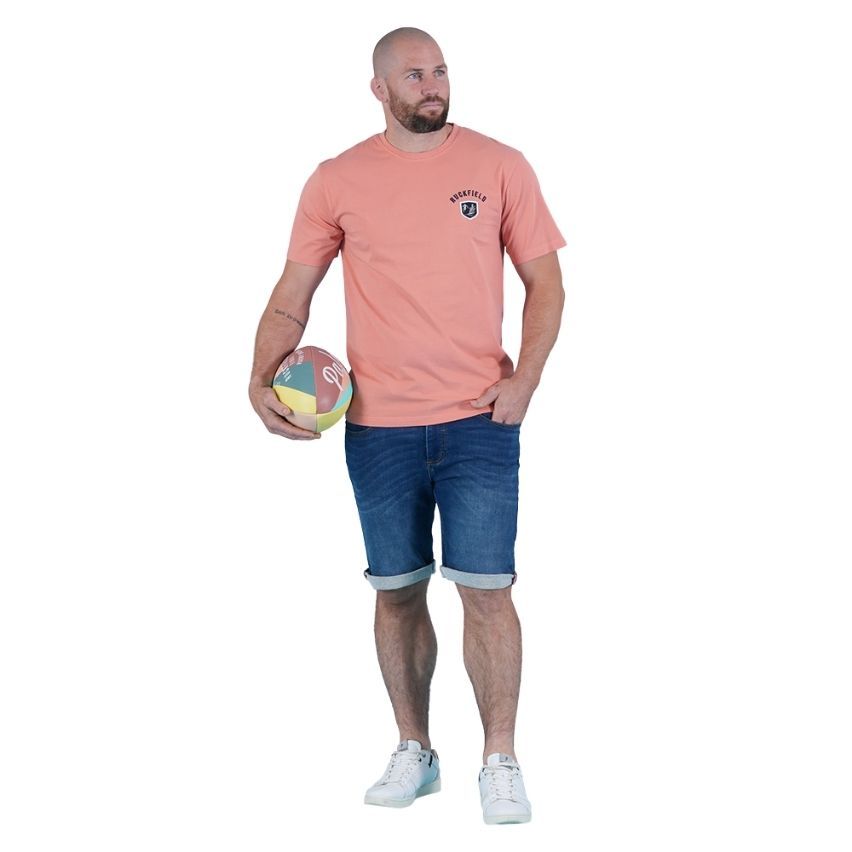 Rugby T-Shirt Palm Beach Salmon - Ruckfield