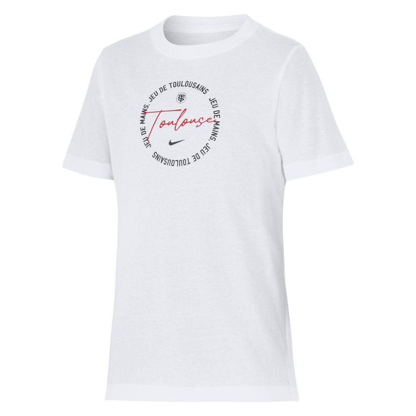 Kids' Rugby T-Shirt Stade Toulousain 2024/2025 Graphic Tee - Nike