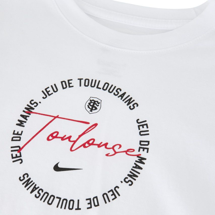 Kids' Rugby T-Shirt Stade Toulousain 2024/2025 Graphic Tee - Nike