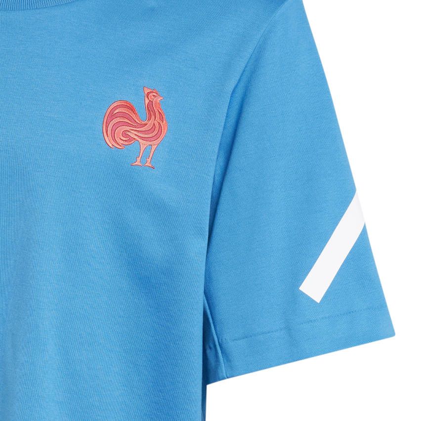 Kids' Rugby T-shirt France Light Blue - Adidas
