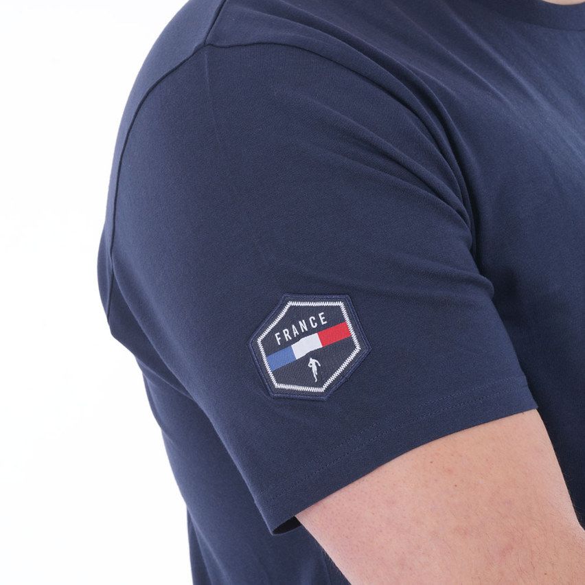 T-Shirt Coq French Rugby Club Navy Blue - Ruckfield