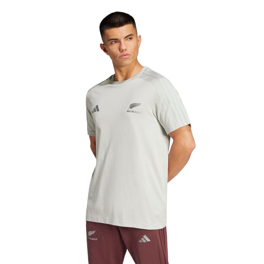 All Blacks Silver Rugby T-Shirt - Adidas