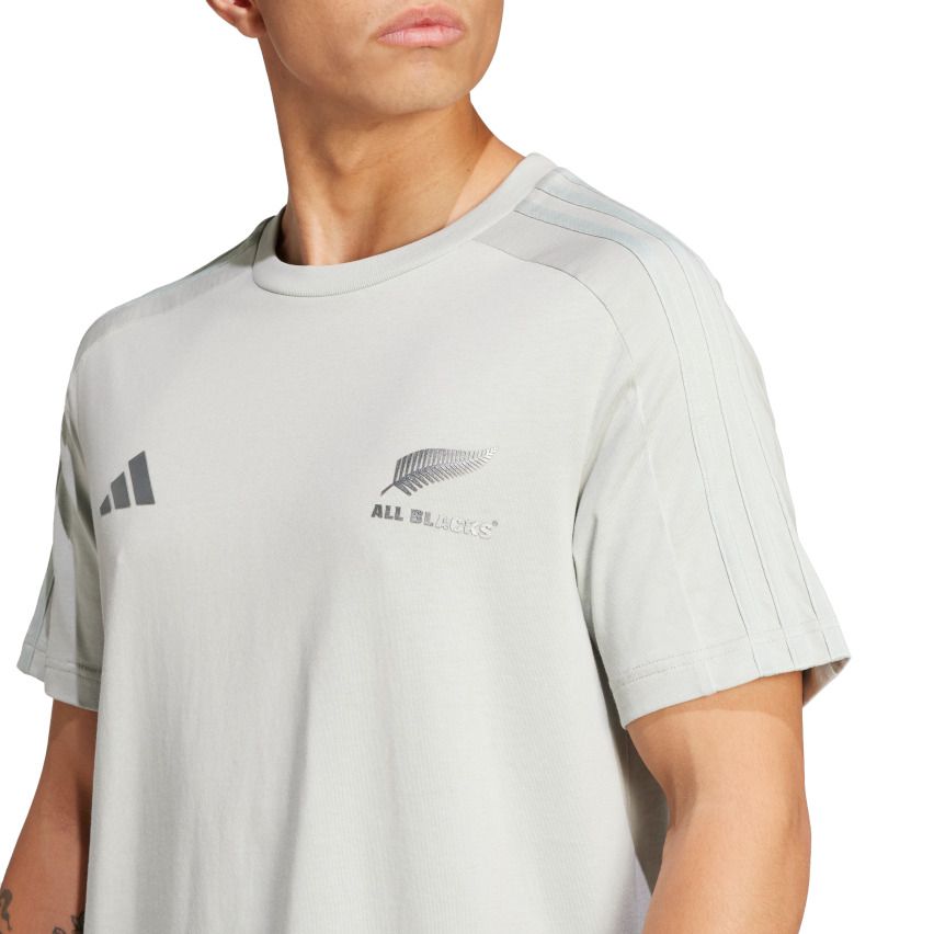 All Blacks Silver Rugby T-Shirt - Adidas