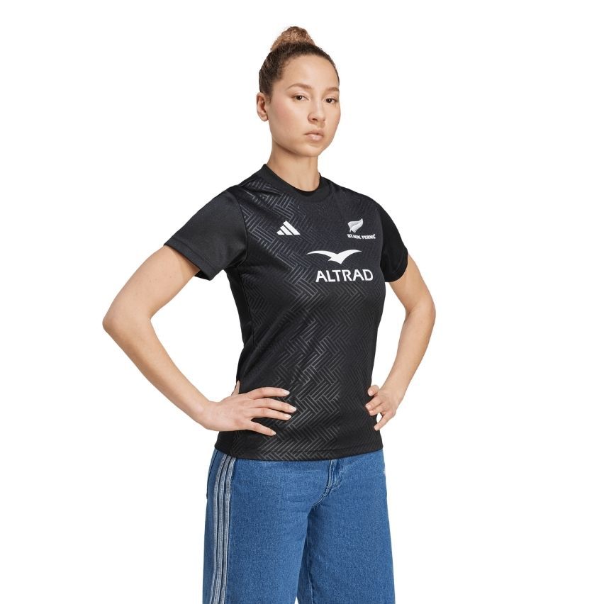 Women's Rugby T-shirt Black Ferns Supporter World Cup 2025/2026 - Adidas