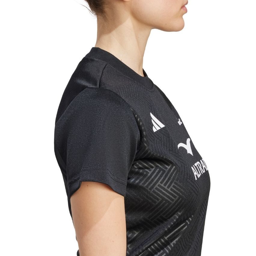 Women's Rugby T-shirt Black Ferns Supporter World Cup 2025/2026 - Adidas