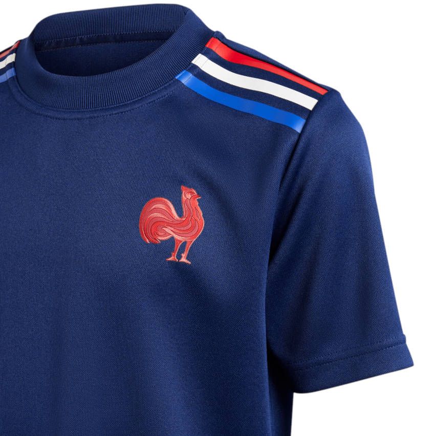 France Youth Rugby Supporter T-shirt - Adidas