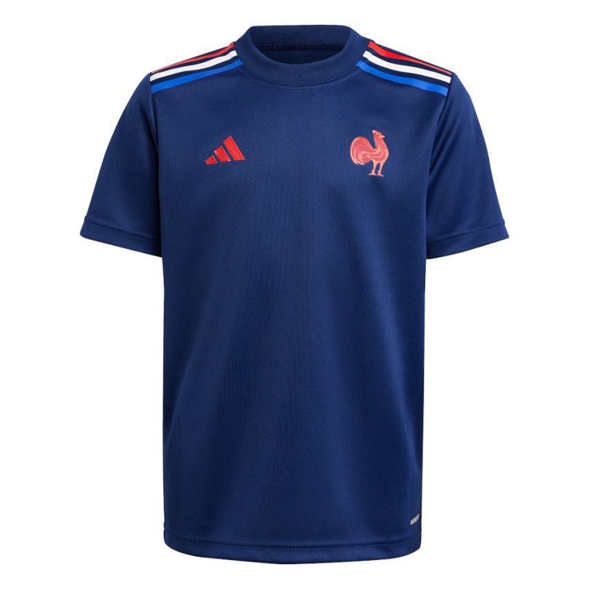 France Youth Rugby Supporter T-shirt - Adidas