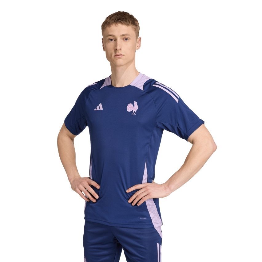 Blue Performance Rugby T-shirt France 2025/2026 - Adidas