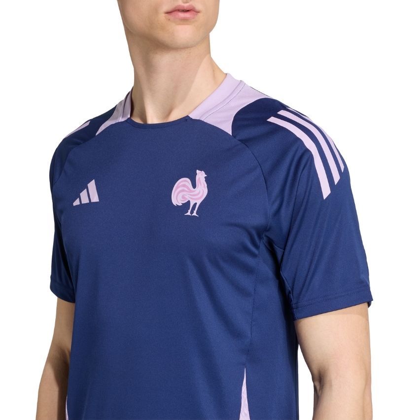 Blue Performance Rugby T-shirt France 2025/2026 - Adidas