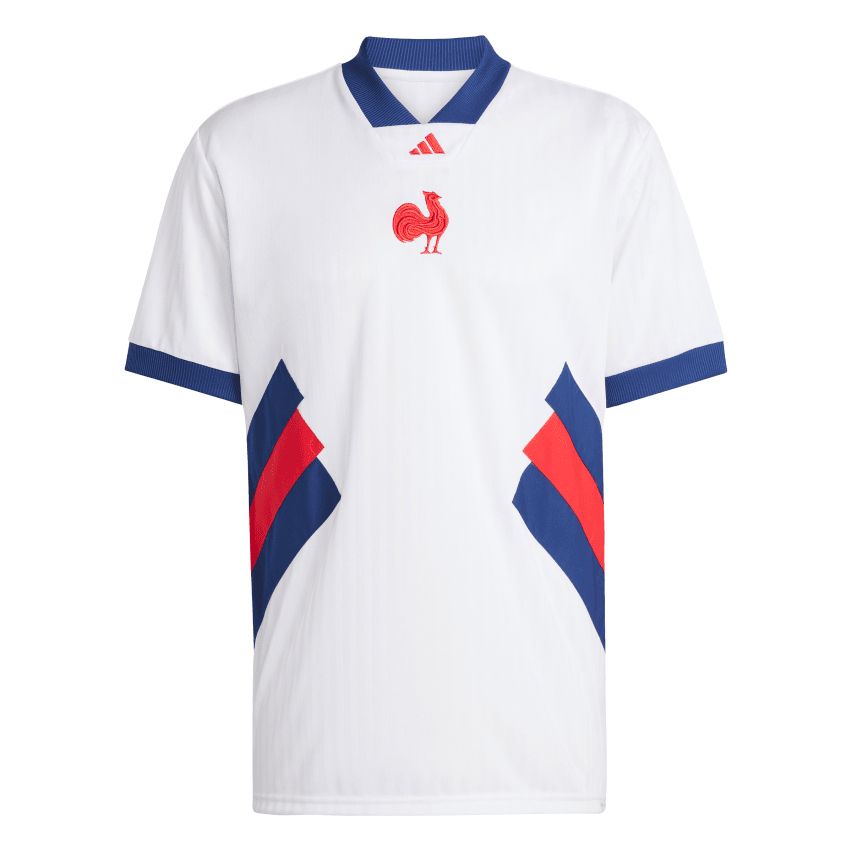 France Heritage Rugby Jersey White - Adidas