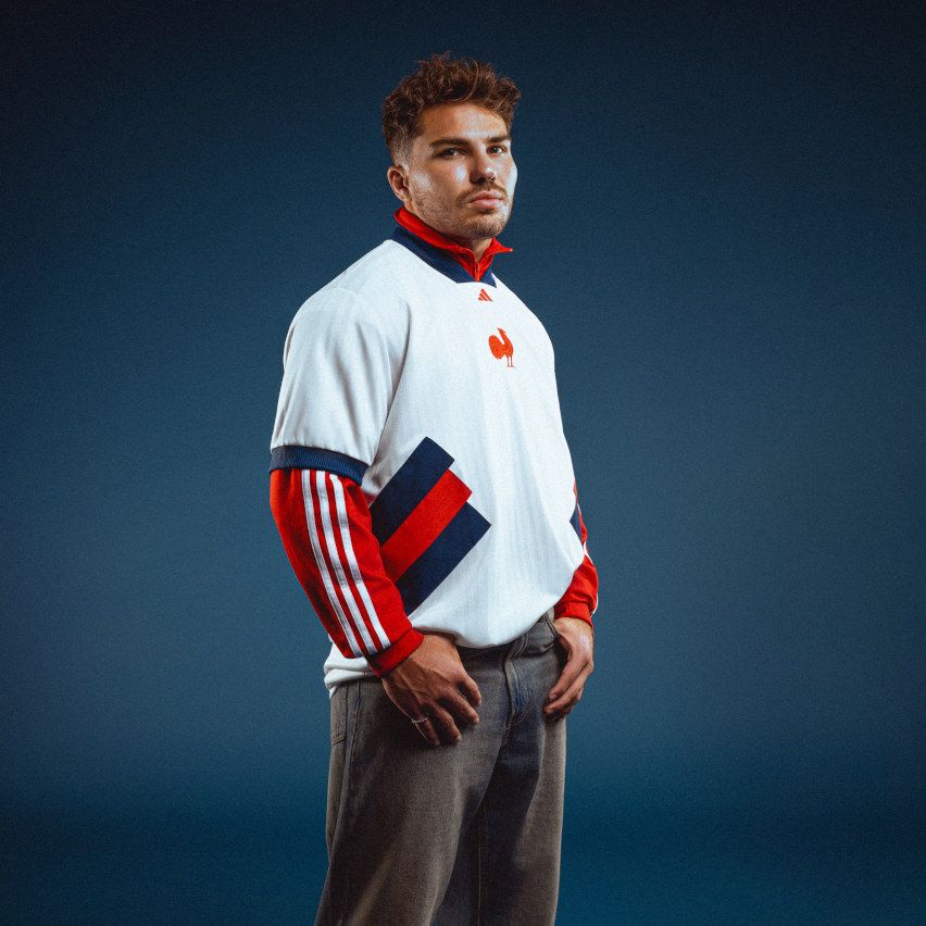 France Heritage Rugby Jersey White - Adidas