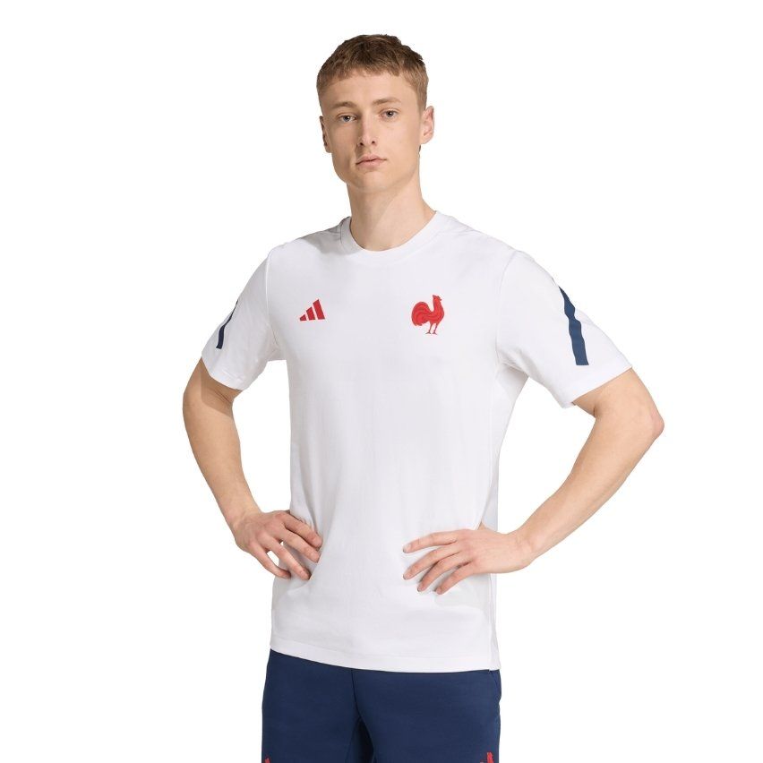 France 2025/2026 FFR Travel Rugby T-shirt - Adidas