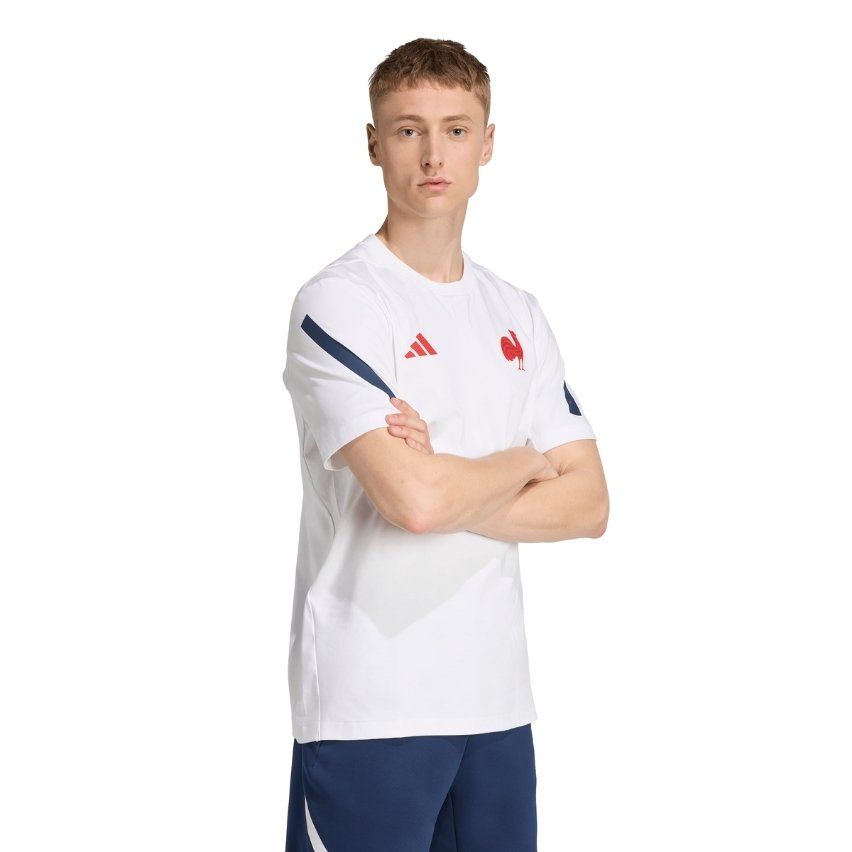 France 2025/2026 FFR Travel Rugby T-shirt - Adidas