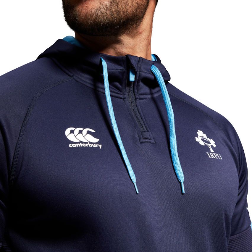 Ireland Blue Rugby Training Zip Jacket - Canterbury