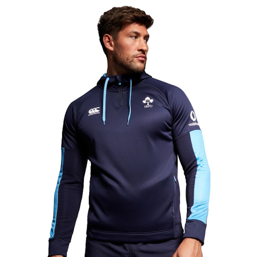 Ireland Blue Rugby Training Zip Jacket - Canterbury