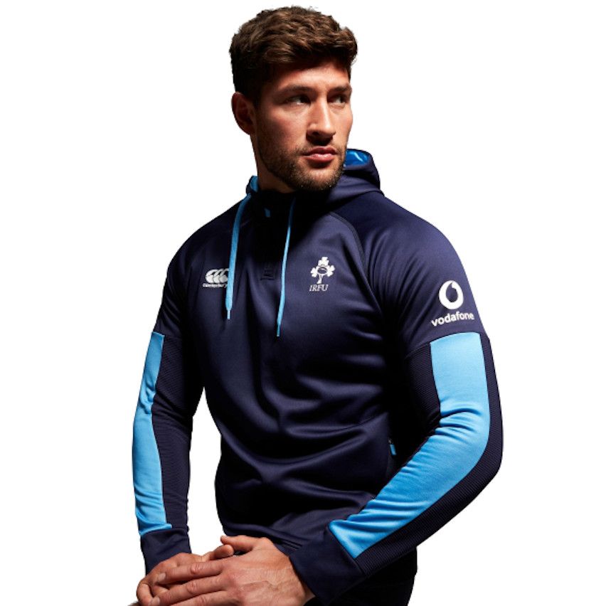 Ireland Blue Rugby Training Zip Jacket - Canterbury