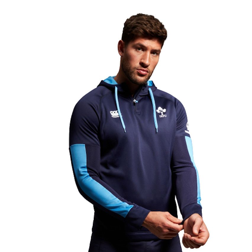 Ireland Blue Rugby Training Zip Jacket - Canterbury