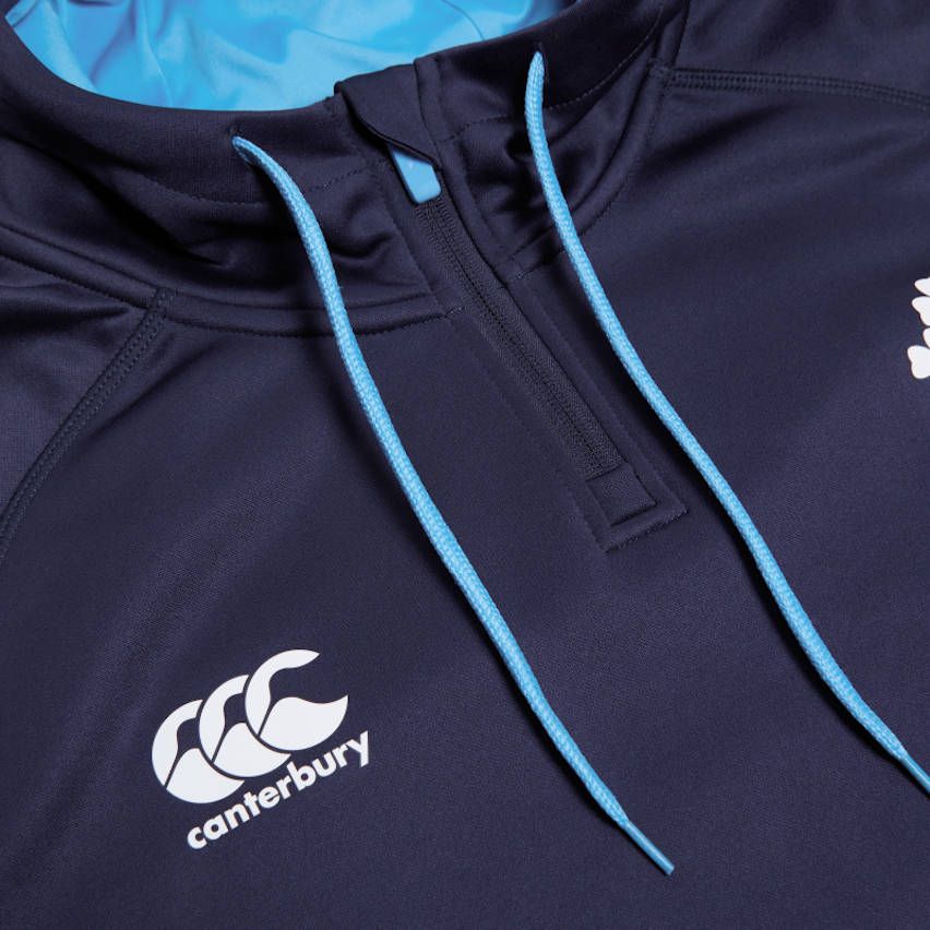 Ireland Blue Rugby Training Zip Jacket - Canterbury