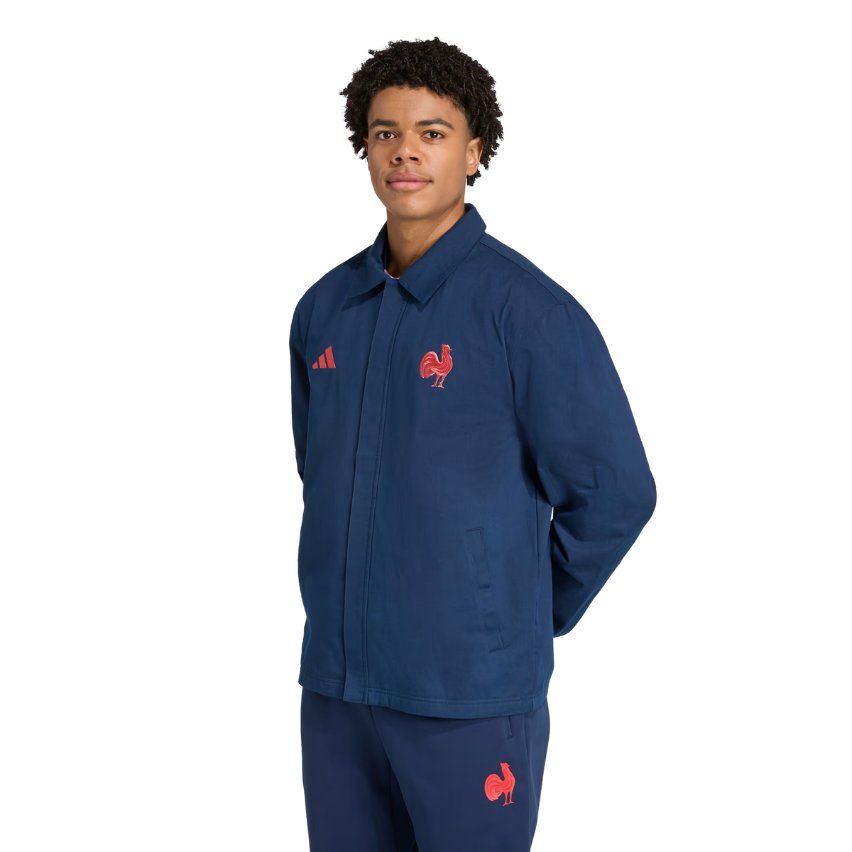 France Rugby Travel Jacket 2025/2026 - Adidas