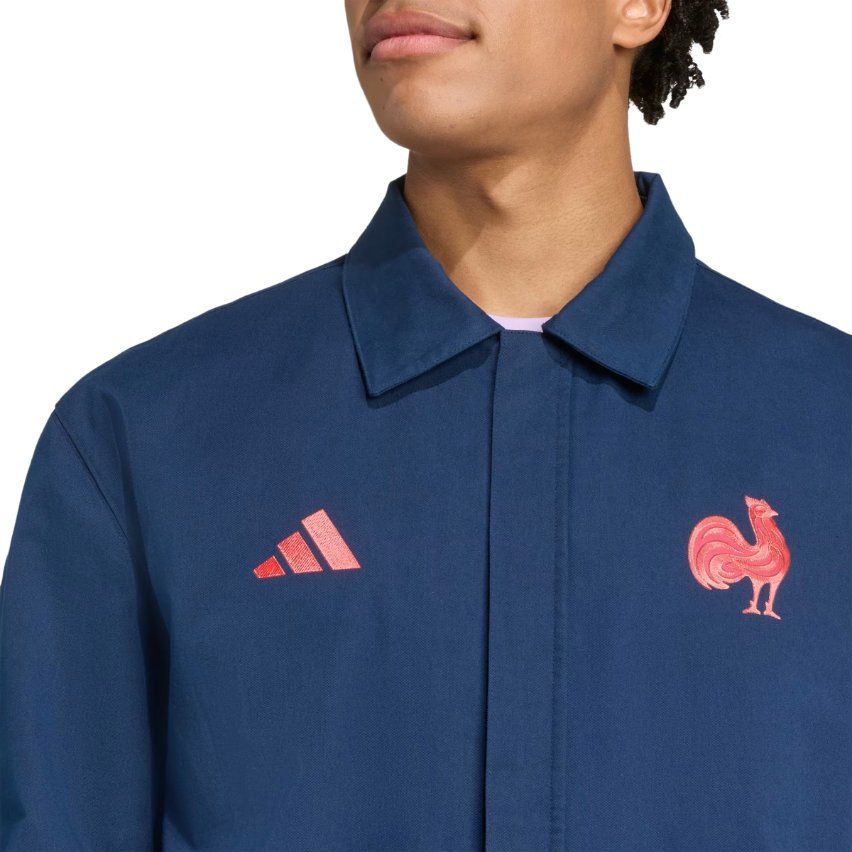 France Rugby Travel Jacket 2025/2026 - Adidas