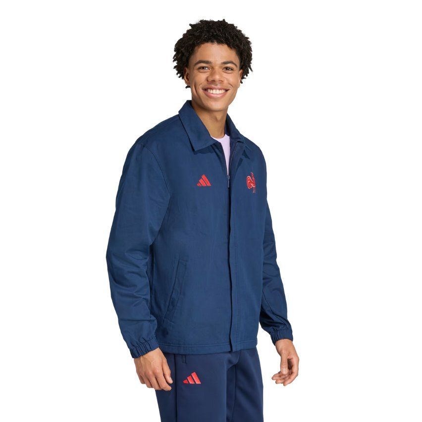 France Rugby Travel Jacket 2025/2026 - Adidas