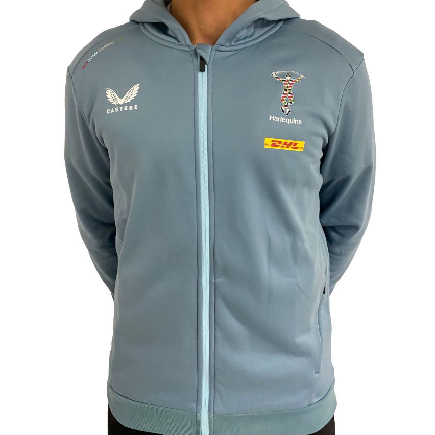 Harlequins Rugby Zippered Jacket CASTORE