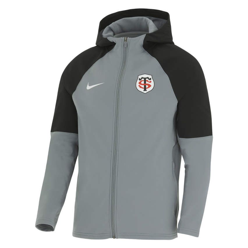 PRE-ORDER Stade Toulousain Rugby Training Hoody Grey and Black - Nike