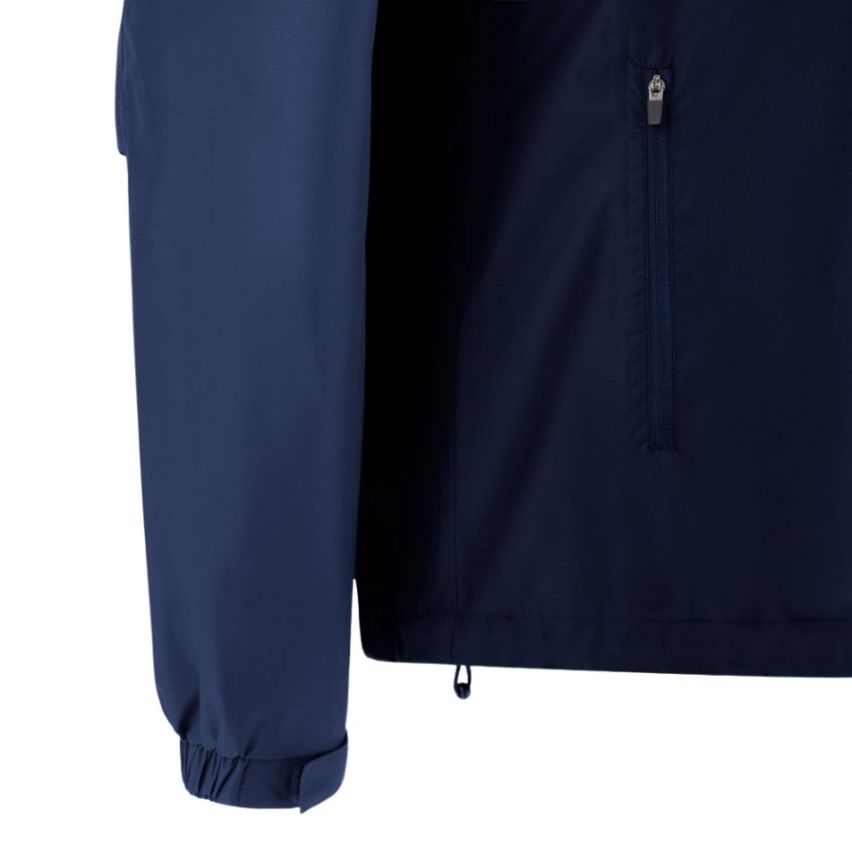 Italy 2025/2026 Waterproof Zipped Rugby Jacket - Macron