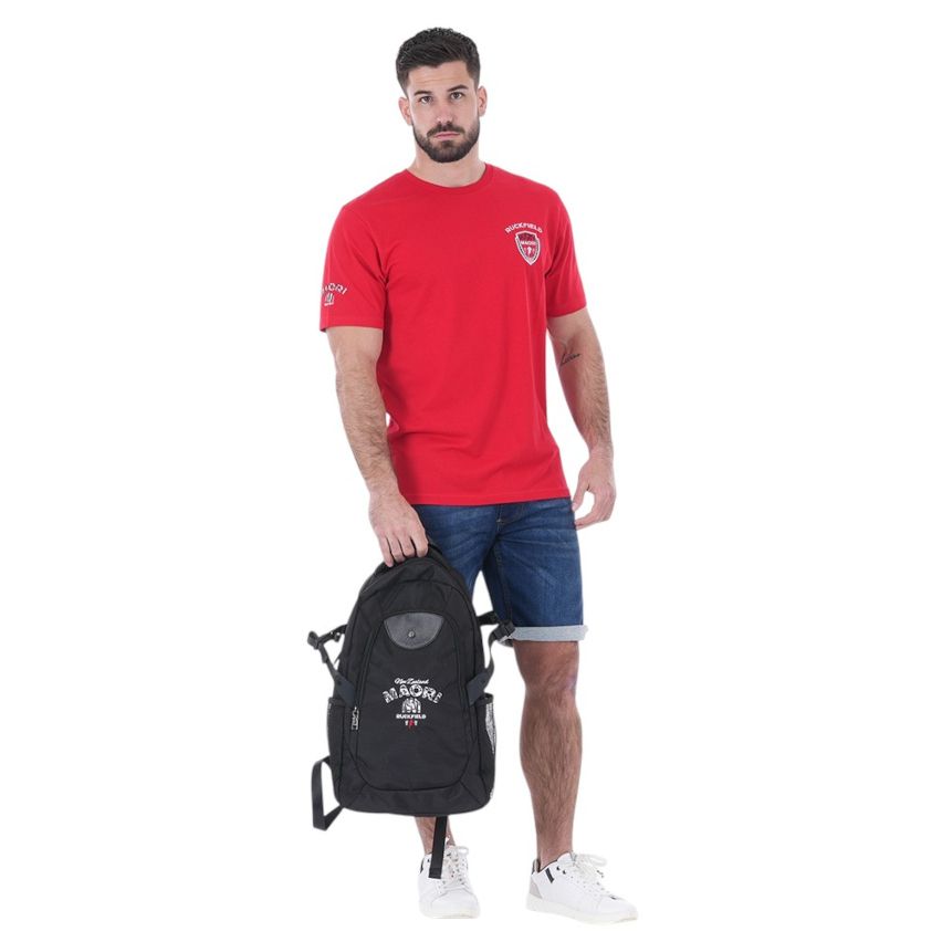 Red Maori Short Sleeve Rugby T-Shirt - Ruckfield