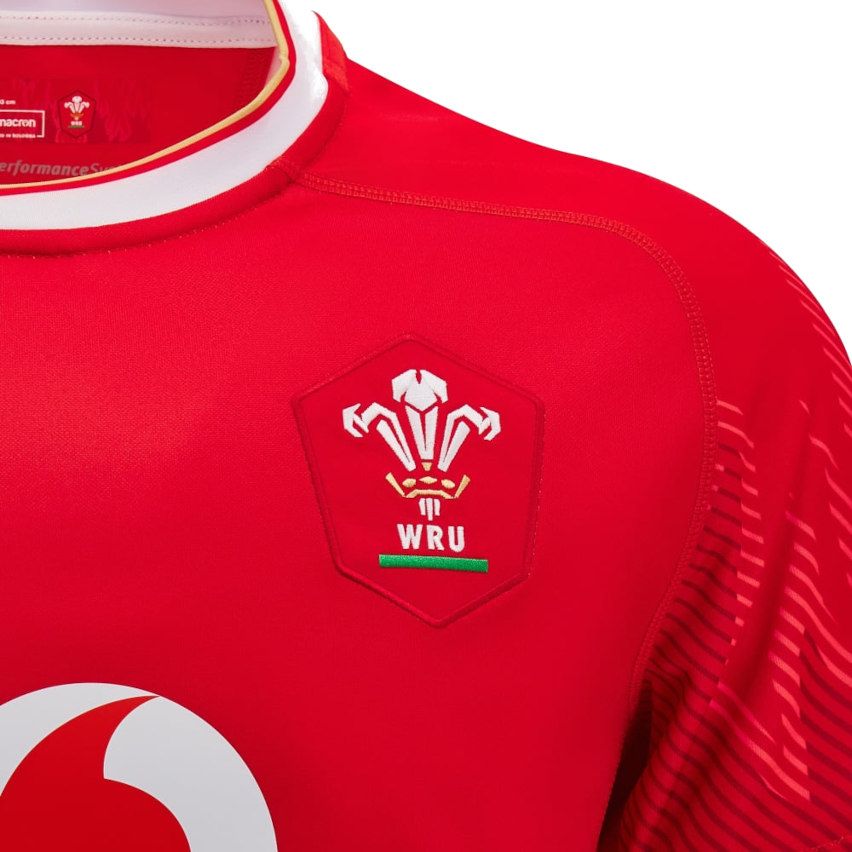 Wales Home Rugby Shirt 2024/25 - MACRON