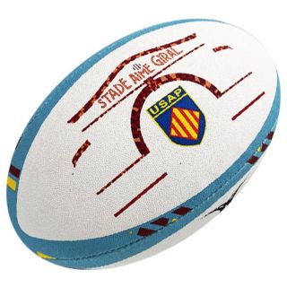 USAP Perpignan Rugby Ball Replica Size 5 &ndash; Gilbert